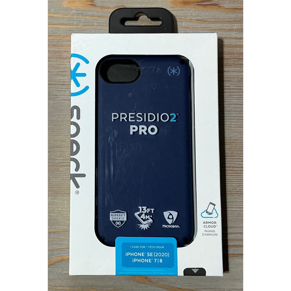 Speck DarkBlue Presidio2 Pro Case for iPhone SE (2020/2022) for iPhone 7/8